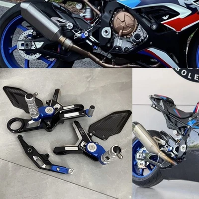 S 1000 RR CNC Adjustable Rearset FootPeg Footrest kit For BMW S1000RR 2019-2024  - Image 1 of 4