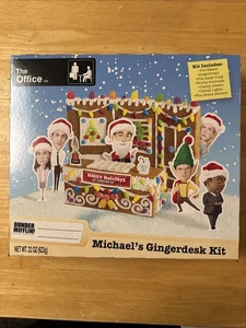 The Office Christmas Decor Gingerbread House Michaels Ginger Desk Kit Xmas NIB - Picture 1 of 8