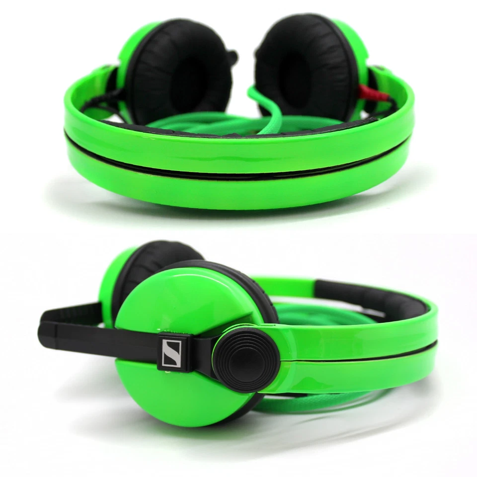 Custom Cans UV Green Sennheiser HD25 - Image 1 of 1