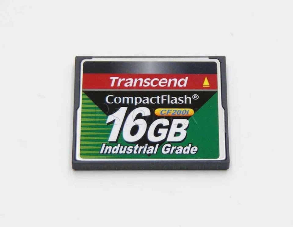 New Transcend 16GB Industrial CF card compactflash CF200I, CF_16G_200I - Image 1 of 1