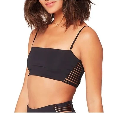 Top de bikini L*Space Kit negro S Foto 1 de 4