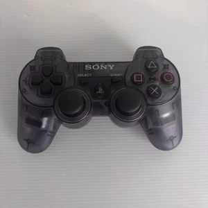 PlayStation 3 PS3 Clear Smoke Black 6 Sixaxis Controller - Tested ✅ Free AU Post - Picture 1 of 9