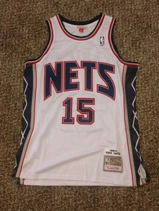 Medium Vince Carter 2006-07 New Jersey Nets #15 White NBA Jersey Brand New - Picture 1 of 2