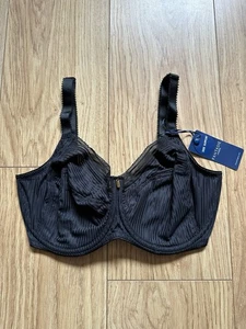 Fantasie Damen Fusion Bügel Cup Seitenstütze Vollständige Abdeckung BH Schwarz 30G - Bild 1 von 7