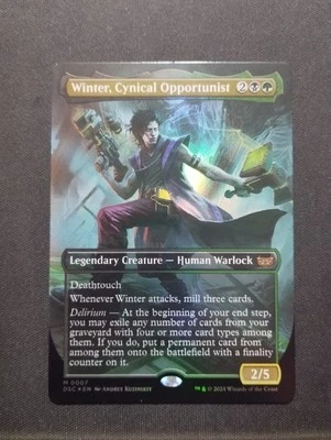 MTG FOIL WINTER, CYNICAL OPPORTUNIST - DSC - ENGLISH NEAR MINT - Imagen 1 de 2