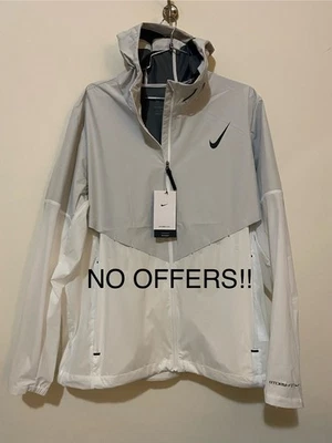 Chaqueta de correr Nike Aeroswift Storm-Fit Aerogami para hombre talla XL blanca FZ9039-121 Foto 1 de 4