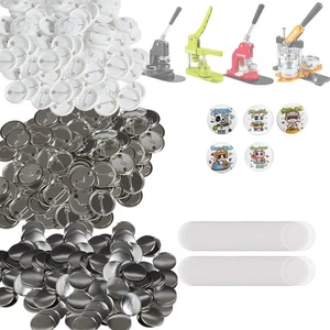 500 Sets 1,25 Zoll 32 mm Pin Rückseite Button Teile, Zum Selbermachen Runde Button Abzeichen Teile, Se - Bild 1 von 1