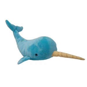 Douglas Spike Narwhal Oceanic Aquatic Arctic Zoo Stuffed Animal Plush 12" - Picture 1 of 7