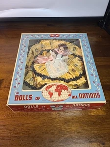 Vtg 1950s Dolls of All Nations Polish Girl 7.5 Inches New In Box - Picture 1 of 20