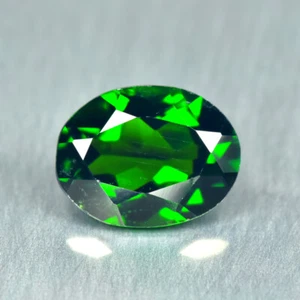 Ovale 1,89 ct_ pierre précieuse diopside chrome russe naturelle de qualité envoûtante - Photo 1/1
