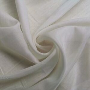 1 yard X 1.35 meter Cream White Silk Cotton Fabric Material For Lining Natural