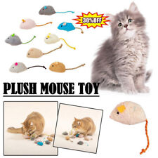 Creative Funny Clockwork Plush Mouse Fake Mouse Cat Play Toys New