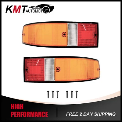1 LH & RH Tail Light Lens W/ Screws For 1969-1989 Porsche 911 1966-1969 912 - Image 1 of 4