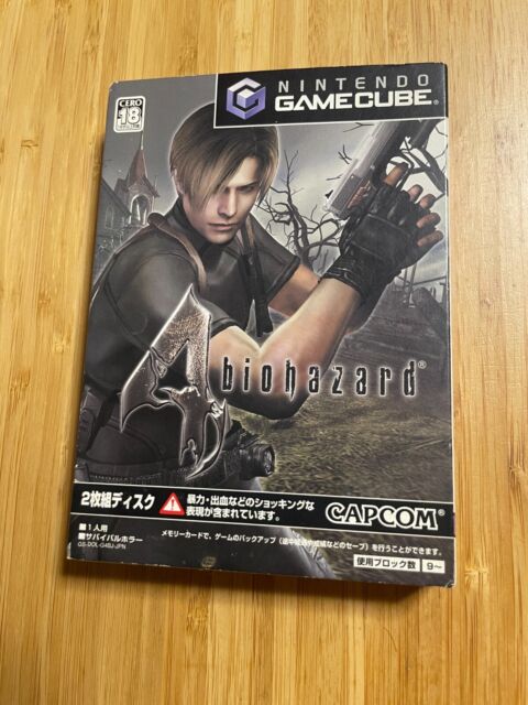 Game Cube Biohazard 4 Resident Evil IV Nintendo Capcom GC Gamecube JAPAN JP  JPN