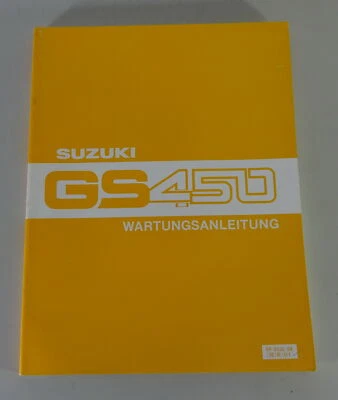 Manual De Taller / Instrucciones De Mantenimiento Suzuki GS 450 Fecha 11/1979 - Imagen 1 de 2