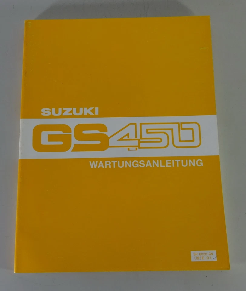 Manual De Taller / Instrucciones De Mantenimiento Suzuki GS 450 Fecha 11/1979 - Imagen 1 de 2