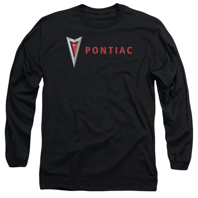 Camiseta gráfica manga larga con licencia Pontiac Modern Arrowhead para hombre SM-3XL Foto 1 de 2