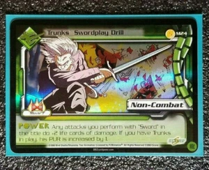 Trunks Swordplay Drill Super Android 13 Subset Promo M24 DBZ CCG Score Card Z - Picture 1 of 3