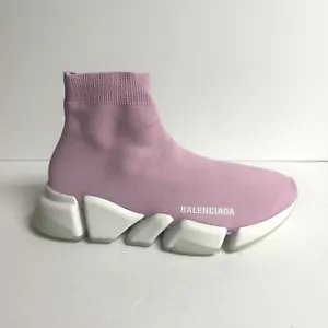 Balenciaga Womens Speed 2.0 LT Sneaker Pink Size EU38 US8 - Picture 1 of 6