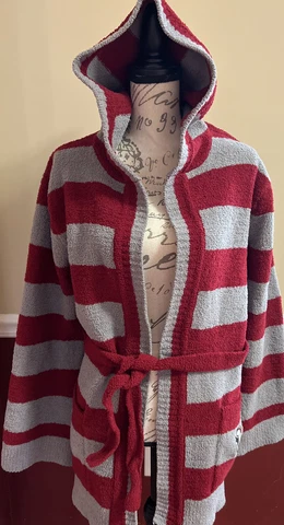 Kashmere Florida State Seminole's Womens Hooded Microfiber Robe Cardigan Belt L Cover