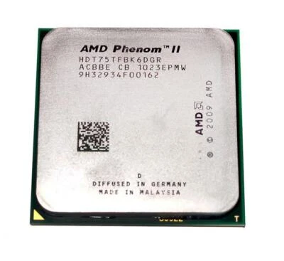 AMD Phenom II X6 1075T CPU Six-Core 3.0GHz 6M 667 MHz 125W Socket AM3 Processor - Image 1 of 4