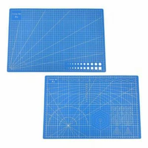 Alfombra de corte de PVC azul - talla A4 - Imagen 1 de 1