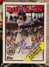 2023 Topps Series 2 James Outman AUTO 1988 RC Card #88BA-JO Los Angeles Dodgers