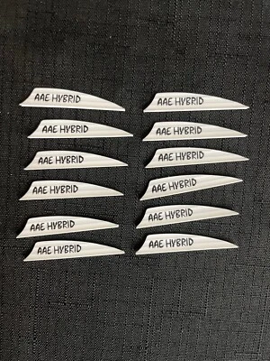 Paquete de 12 paletas Arizona Archery AAE Hybrid 2.0 corte escudo 1.95 pulgadas TOTALMENTE NUEVAS Foto 1 de 2