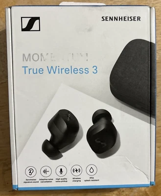 Sennheiser Momentum True Wireless 3 In-Ear Headset (MTW3) - Black... FREE S&H! - Image 1 of 2