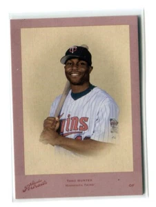 2005 Donruss Zenith Studio Portraits Torii Hunter Red 05/60 Twins - Picture 1 of 2