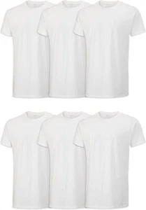 Fruit of the Loom Men's Eversoft Cotton Stay Tucked Crew T-shirt - Picture 1 of 14