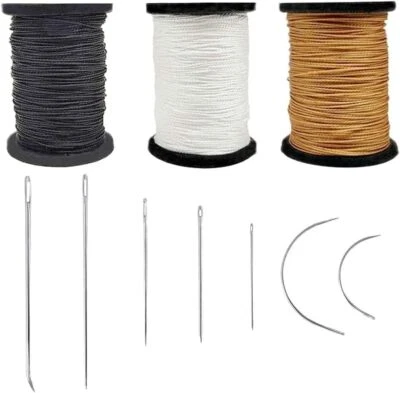 Kit de Hilo de Reparación Topus con Agujas y Hilo de Nylon (3 Colores)