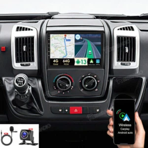 4+64GB 8-Core Android Carplay Radio for Fiat Ducato Peugeot Boxer CITROEN JUMPER - Picture 1 of 18