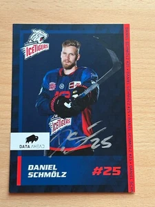 Daniel Schmölz Nürberg IceTigers 2023-24 Autogrammkarte original signiert #8166 - Picture 1 of 1