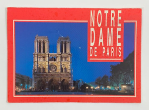 Notre Dame de Paris France Postcard Posted 1996
