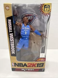 Oklahoma City Thunder Russell Westbrook #0 NBA 2K19 Series 1 Figure, Sealed - Picture 1 of 4