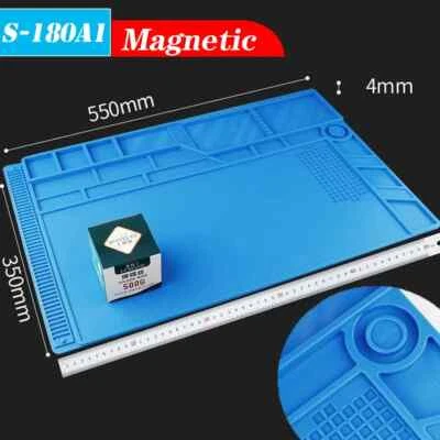 500℃ Heat-Resistant Soldering Station Silicon Mat Work Pad Desk Welding Station - Image 1 of 4