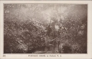Oxford, NJ - Furnace Creek - Cartolina d'epoca Warren County, New Jersey - Foto 1 di 2