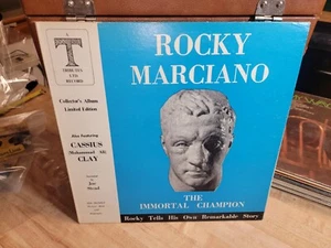 VINYL LP 1ST PR SPORTS BOXING RECORD ROCKY MARCIANO - Imagen 1 de 7