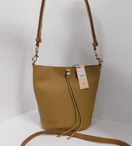 New Rebecca Minkoff Kate Darren Tan leather Bucket Shoulder Bag - Picture 1 of 7