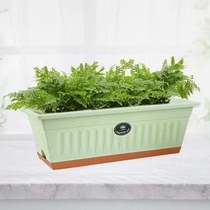 Flower Window Box Vegetable Planter Windowsill Planter 50x19x16cm with Drainage - Picture 1 of 21
