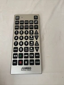 JUMBO Universal TV Remote Control Large Buttons Innovative Products - Picture 1 of 2