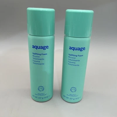 Paquete de 2 espuma edificante Aquage de 8 OZ cada una nueva Foto 1 de 3