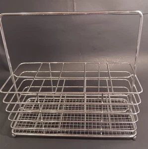 Vintage Utensil Holder ,Silverware Organizer, Kitchen, Metal, Cutlery Holder - Picture 1 of 5