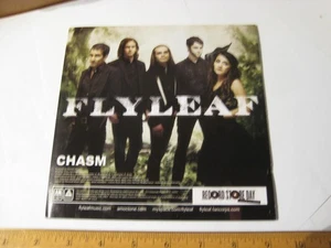 Record Store Day Single 45 White Vinyl Flyleaf Chasm Paper Tongues Trinity 2010 - Picture 1 of 5