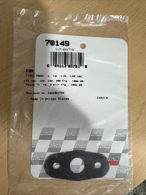 Junta de válvula de recirculación de gases de escape (EGR) Fel-Pro 70149 - ¡ENVÍO PRIORITARIO GRATUITO! Foto 1 de 2