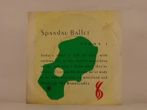 SPANDAU BALLET THROUGHT THE BARRICADES (124) 2 Track 7" Single including Picture - Picture 1 of 8