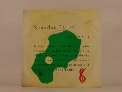 SPANDAU BALLET THROUGHT THE BARRICADES (124) 2 Track 7" Single including Picture - Image 1 of 4