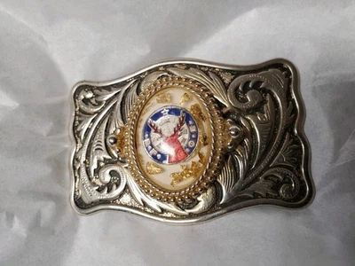 BPOE Orden de Protección Benevolente Alces De Colección Hebilla de Cinturón Alce Pergaminos Occidentales Foto 1 de 3