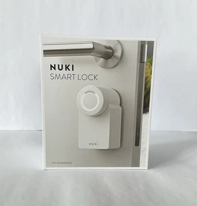 Nuki Smart Lock 4.0 NUEVO | Cerradura de puerta electrónica inteligente con Wi-Fi | Blanco - Imagen 1 de 5